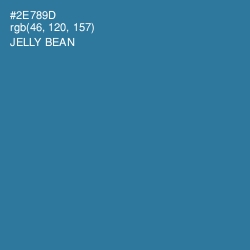#2E789D - Jelly Bean Color Image